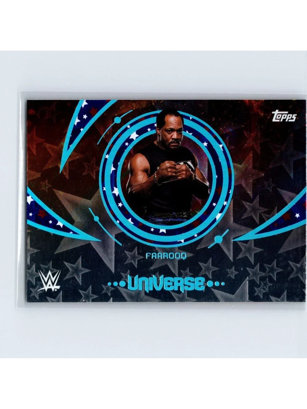 2025 Topps Universe WWE Faarooq #156 Red, White & Blue Stars